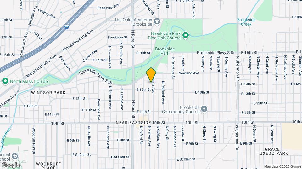 1318-1320 N Parker Ave Mapa y Detalles de la Ubicación