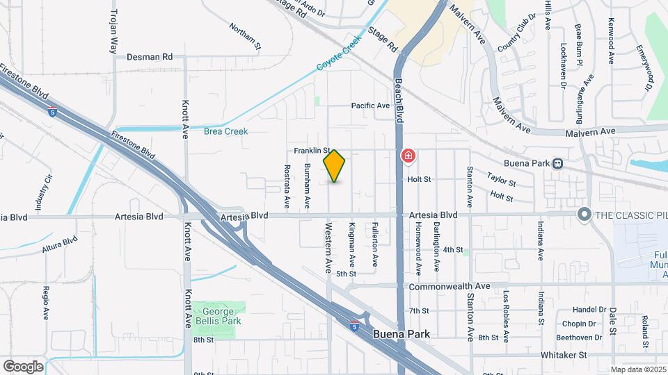 5882 Western Ave Mapa y Detalles de la Ubicación