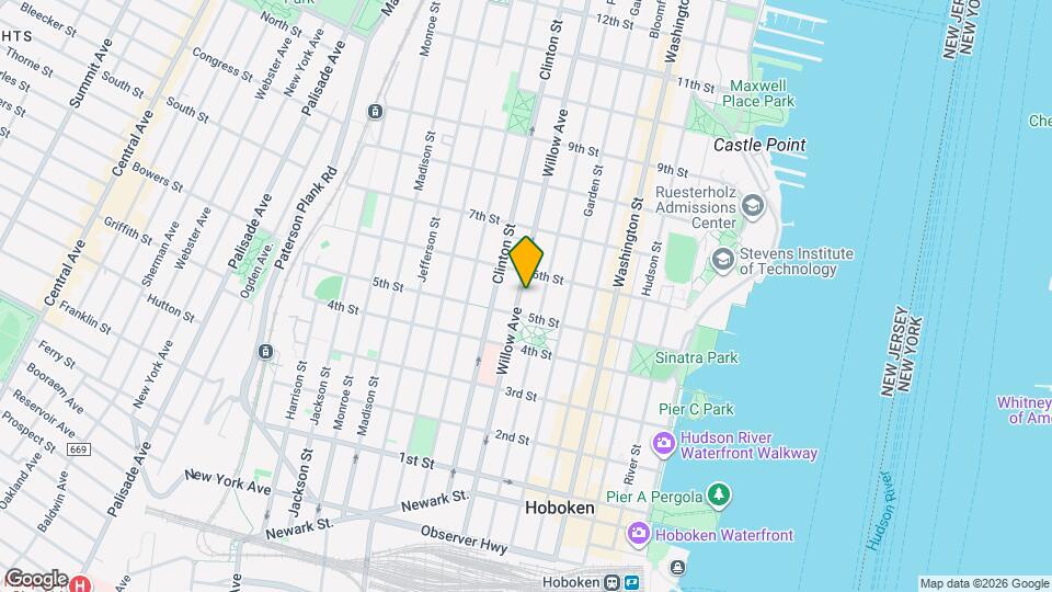 517 Willow Ave Mapa y Detalles de la Ubicación