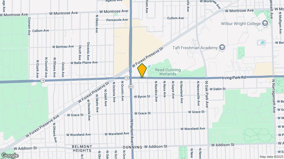7153 W Irving Park Rd Map and Location Details