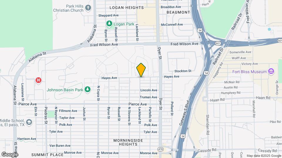3804 Hayes Ave Mapa y Detalles de la Ubicación