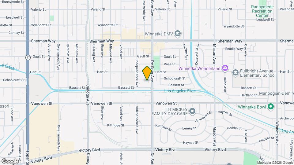 6920 Loma Verde Ave, Unit Attached ADU Map and Location Details