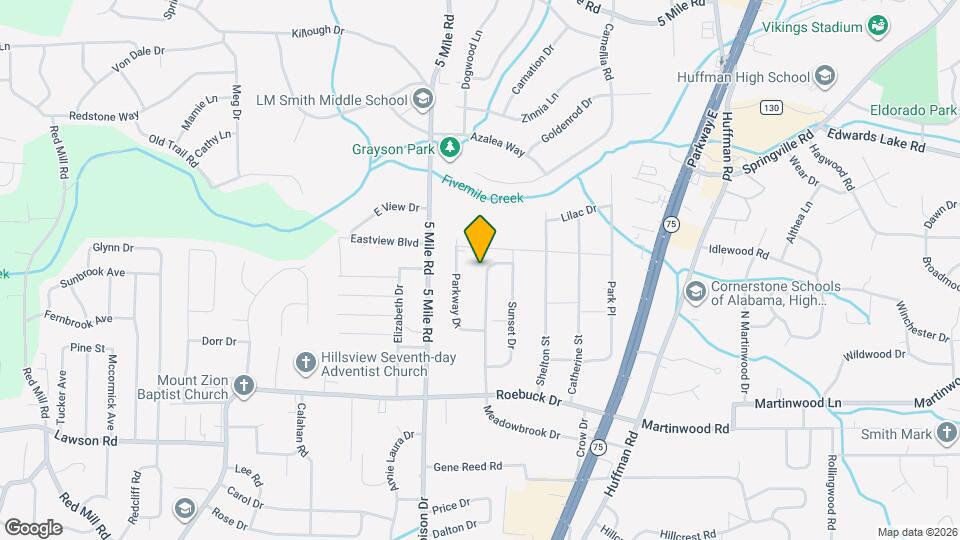 940 Meadowbrook Dr Map and Location Details