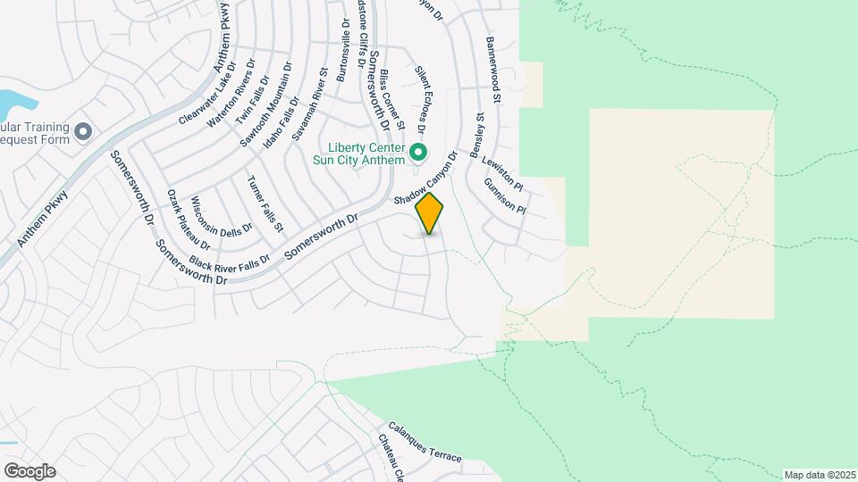 2192 Canyonville Dr Map and Location Details