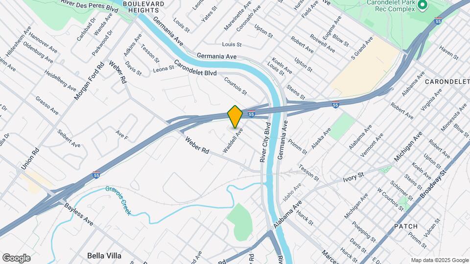 8025 Waddell Ave Map and Location Details