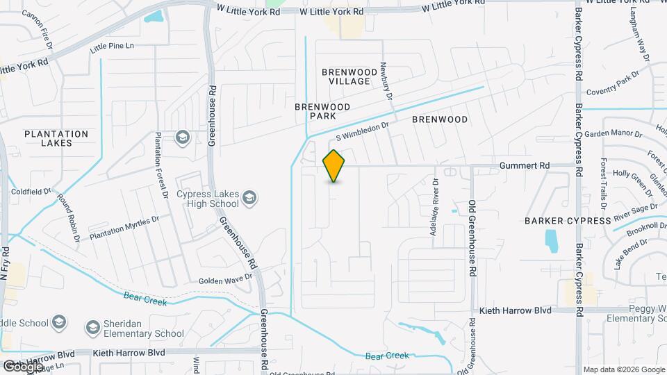 5822 S Brenwood Dr Map and Location Details