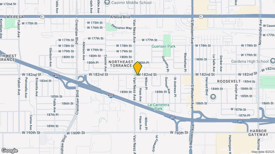 2136 W 182nd St Map and Location Details