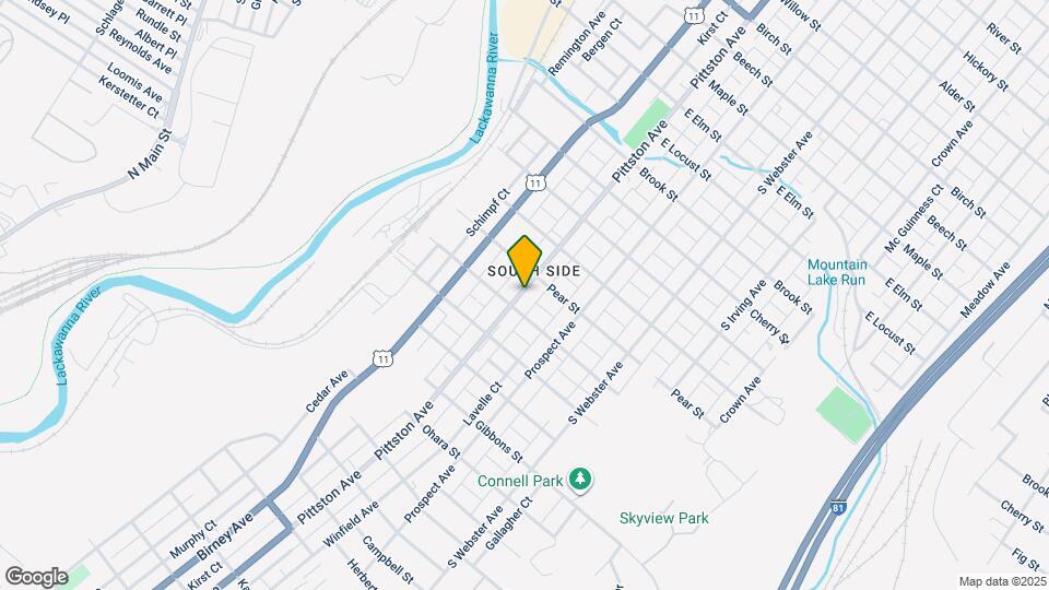 1715 Pittston Ave Map and Location Details