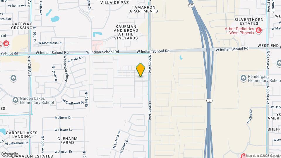 3716 N 99th Dr Map and Location Details