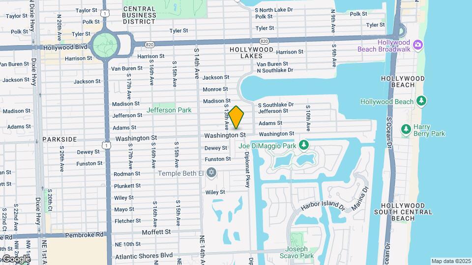 1239 Washington St Map and Location Details