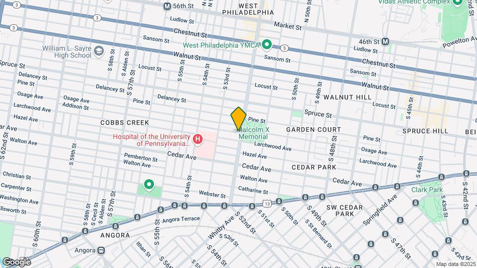 434 S 52nd St Map and Location Details