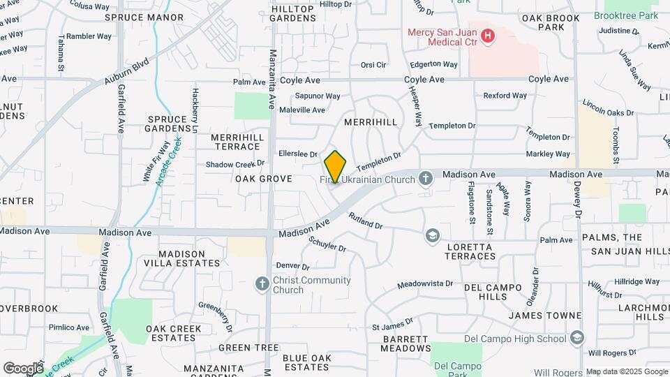 6103 Templeton Dr Map and Location Details