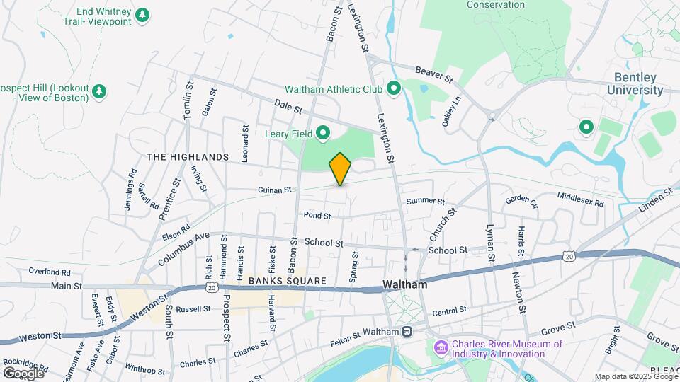 79 Pond St, Unit 505 Map and Location Details