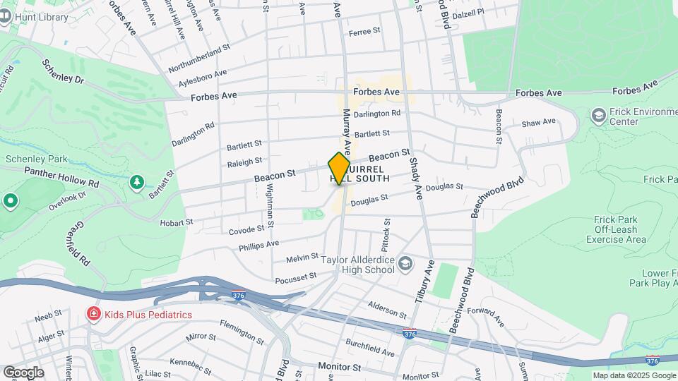 Hobart Apartments Map and Location Details