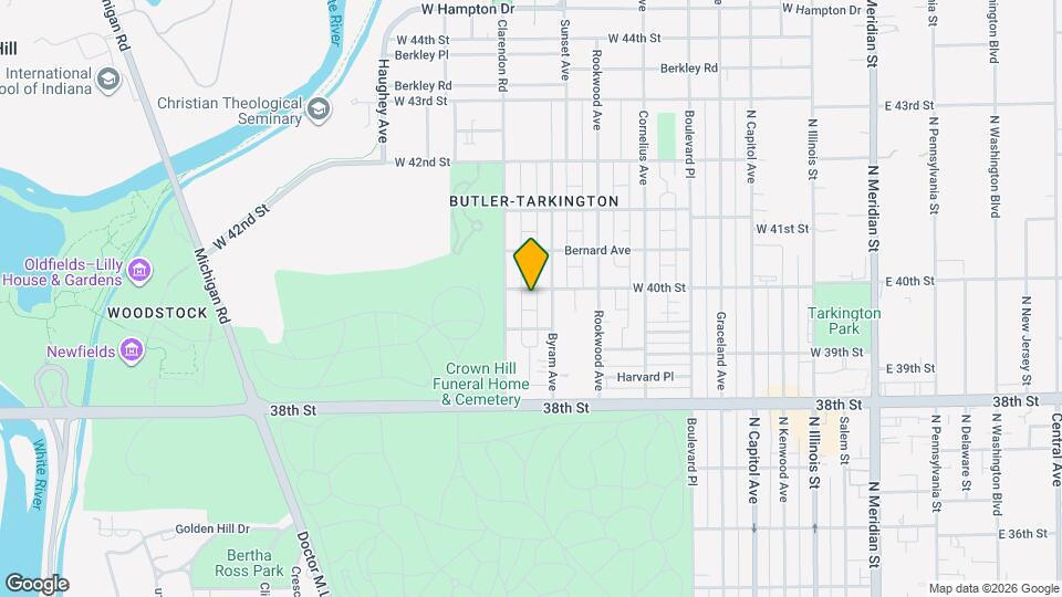 623 W 40th St Map and Location Details