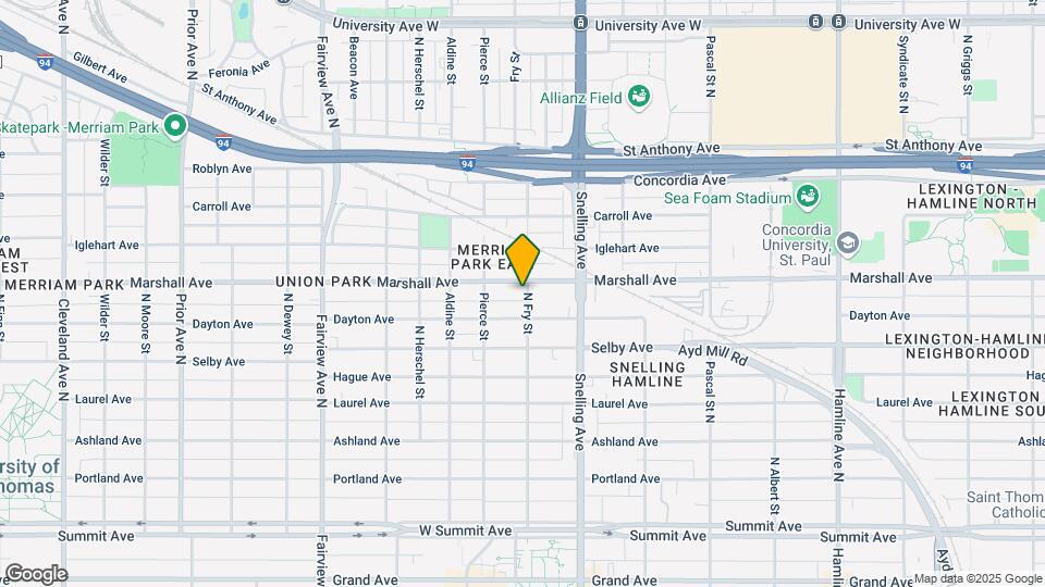 1630 Marshall Ave Mapa y Detalles de la Ubicación