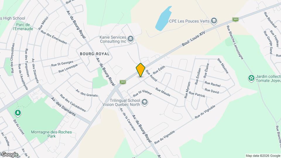 1597 Édith Rue Map and Location Details