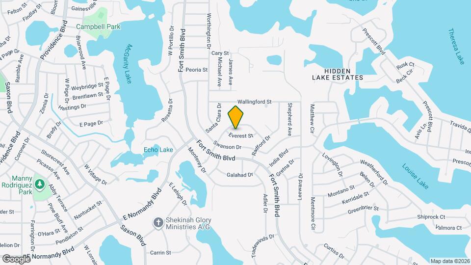 2060 Everest St Map and Location Details