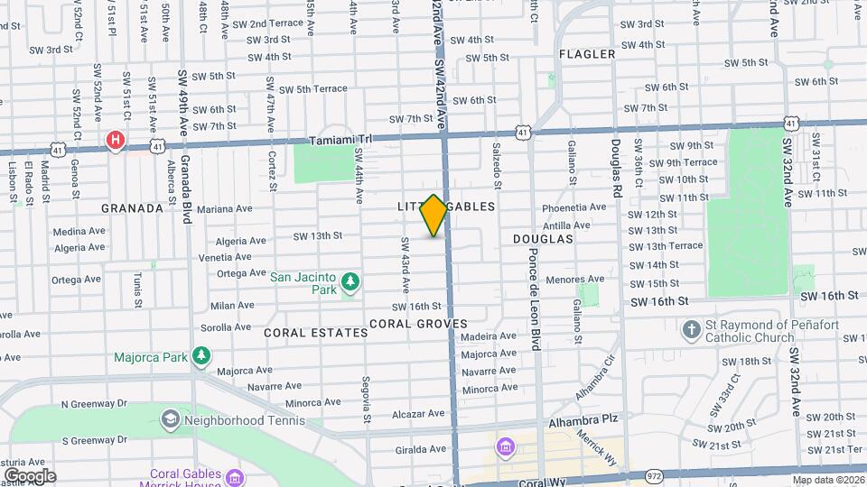 4220 SW 13th St Map and Location Details