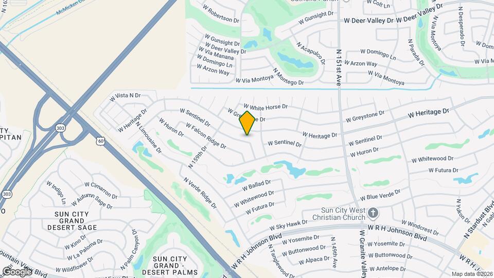 15704 W Sentinel Dr Map and Location Details