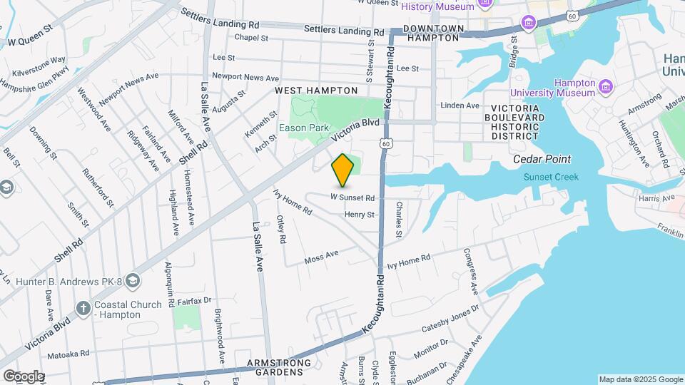 25 W Sunset Rd Map and Location Details