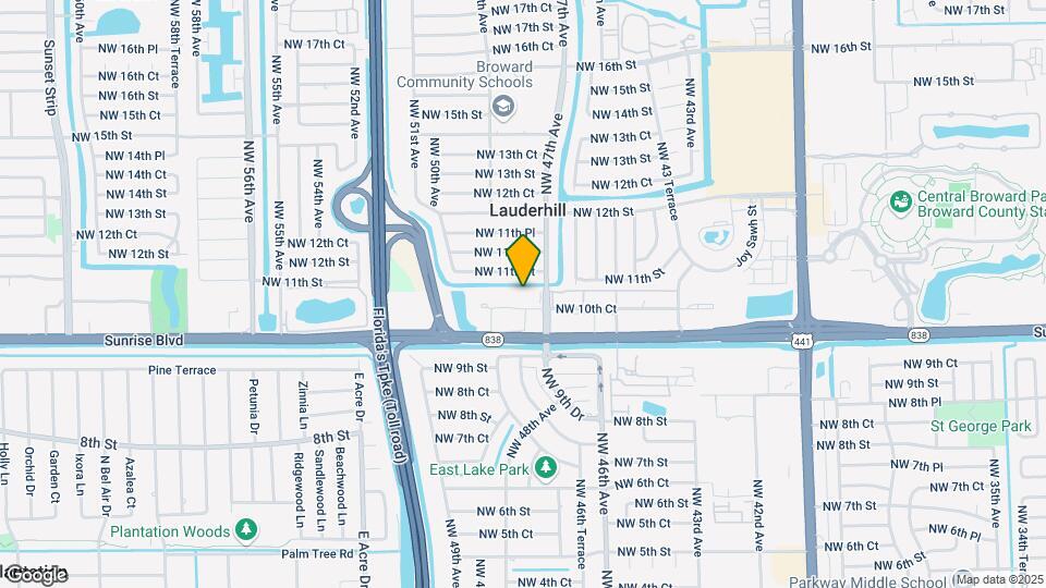 4731 NW 10th Ct Map and Location Details