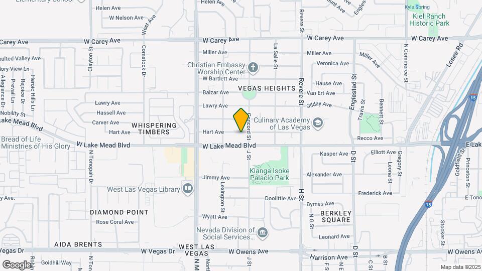 1165 Hart Ave Map and Location Details