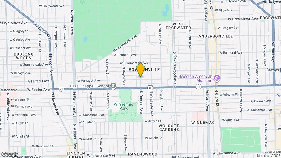 5235 N Damen Ave Map and Location Details