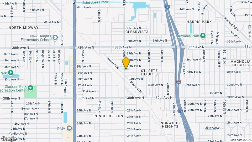 2743 34th Ave N Map and Location Details