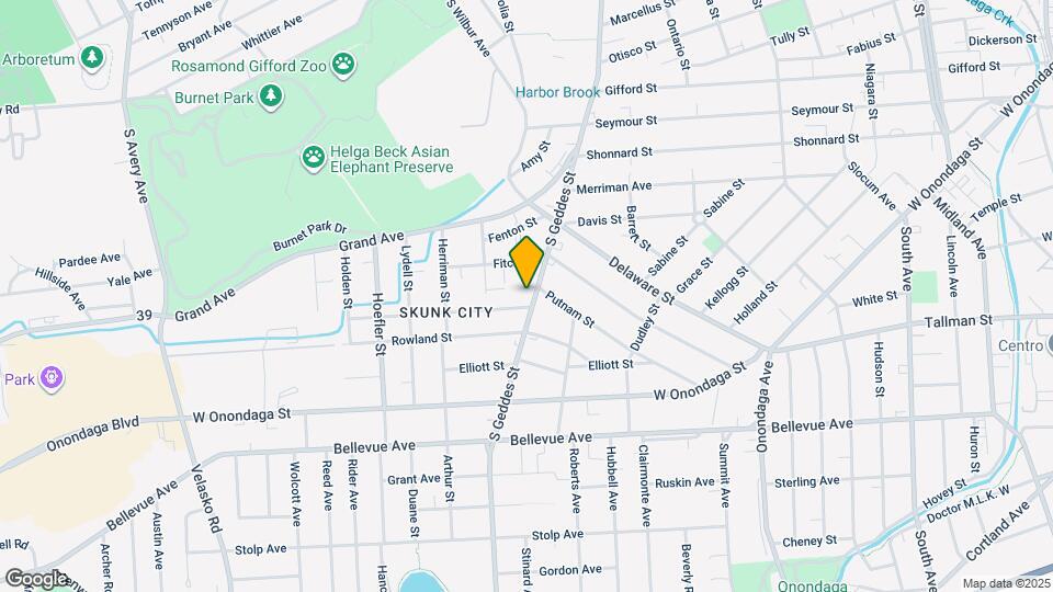 1070 S Geddes St Map and Location Details