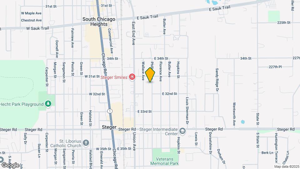 3120 Phillips Ave Map and Location Details