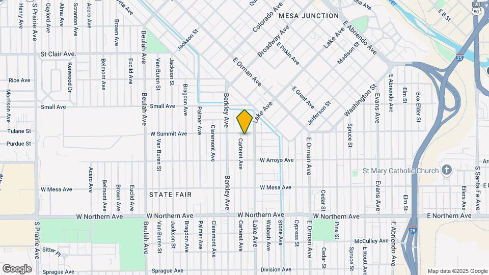 1000 Carteret Ave Mapa y Detalles de la Ubicación