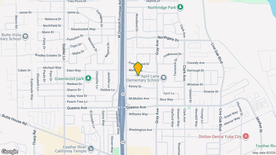 1227 Casita Dr Map and Location Details