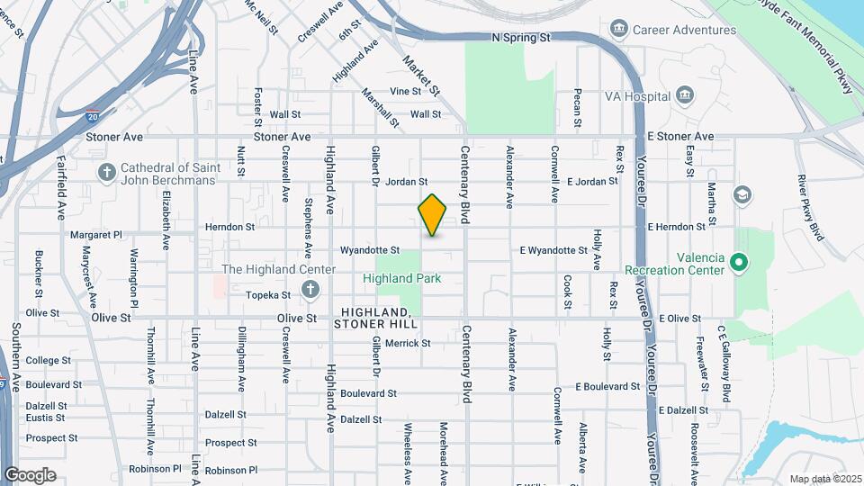 258 Wyandotte St Map and Location Details