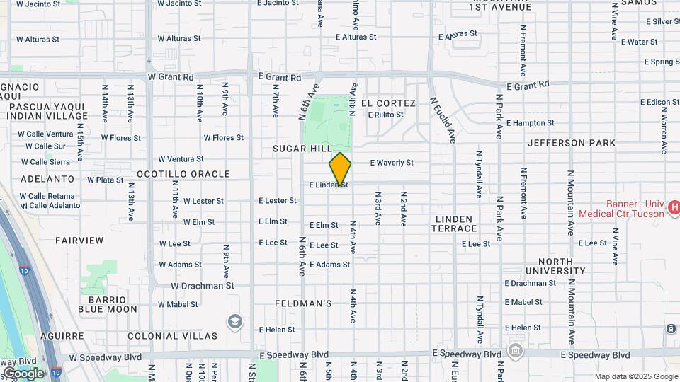 326 E Linden St Mapa y Detalles de la Ubicación