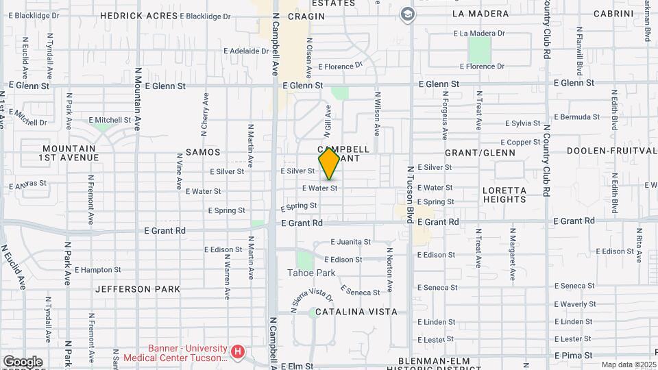 2119 E Water St Map and Location Details