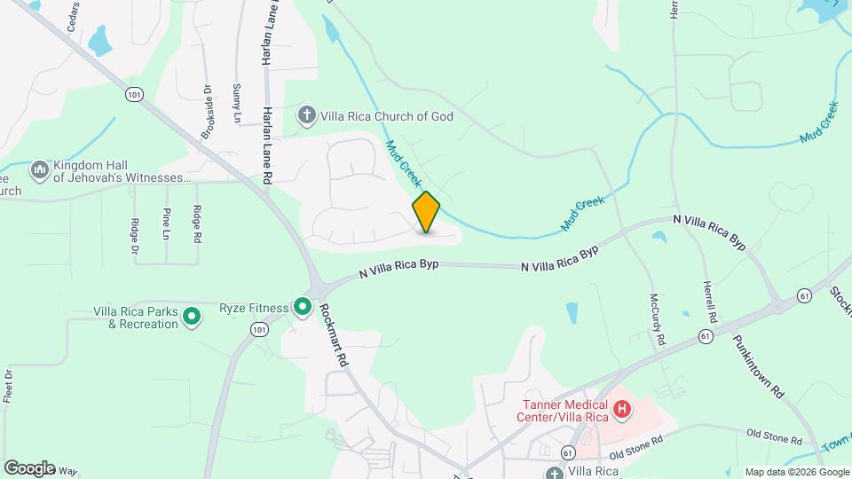 607 Hemlock Ct Map and Location Details