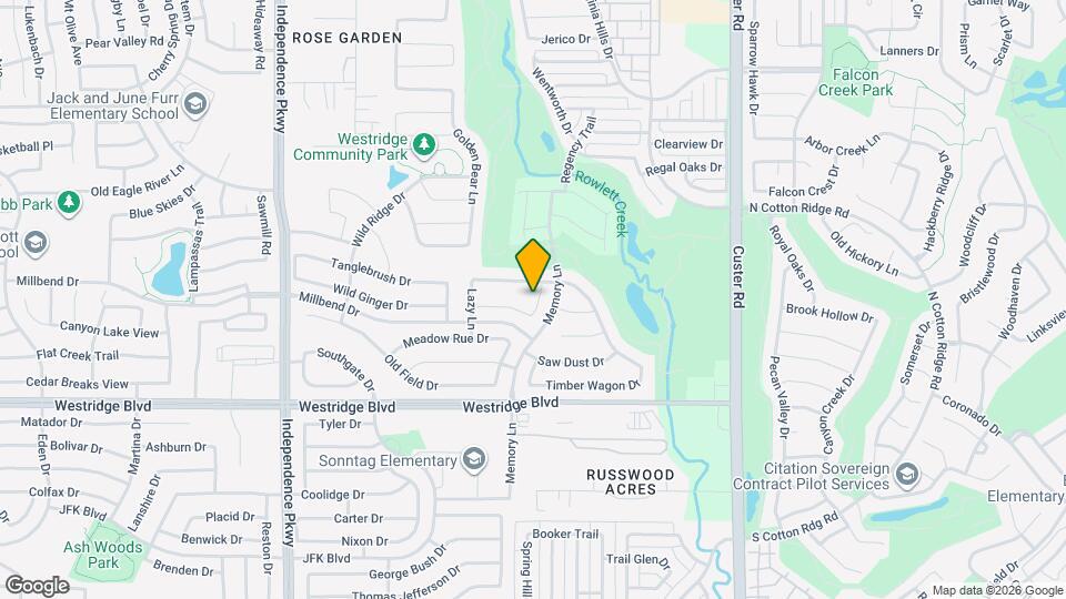 1200 Whisper Willow Dr Map and Location Details