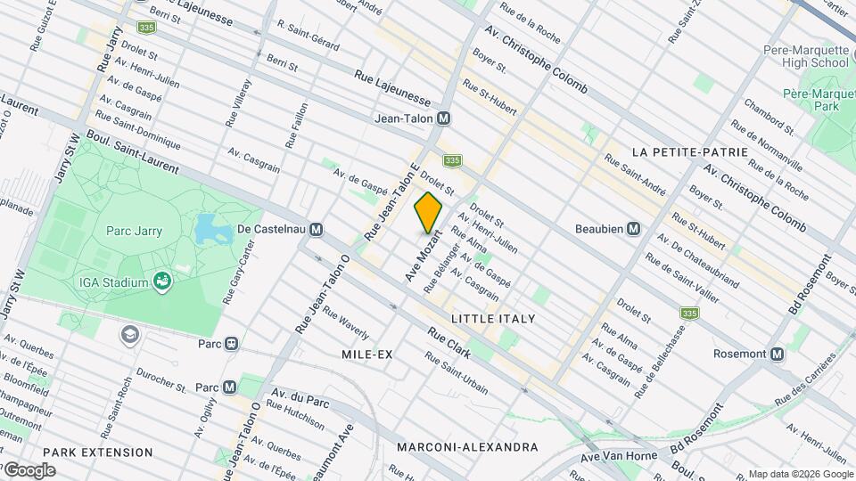 173 Mozart Av E Map and Location Details
