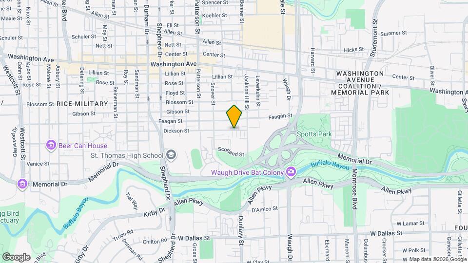 4227 Dickson St Map and Location Details