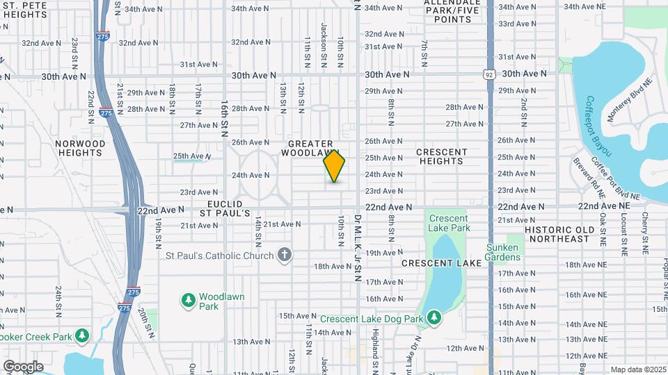 1021 23rd Ave N Map and Location Details