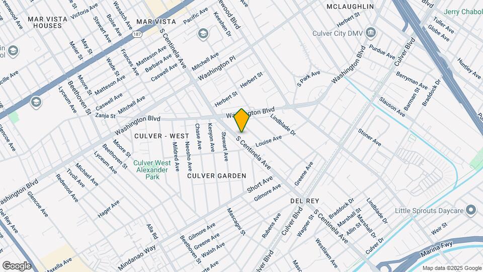4240 S Centinela Ave Map and Location Details