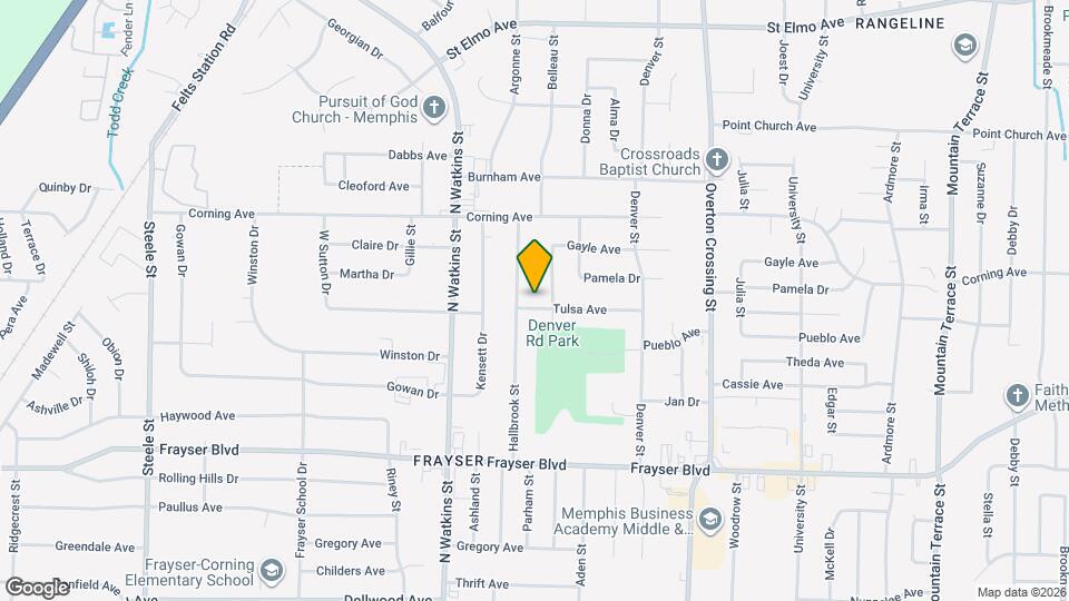 1908 Tulsa Ave Map and Location Details