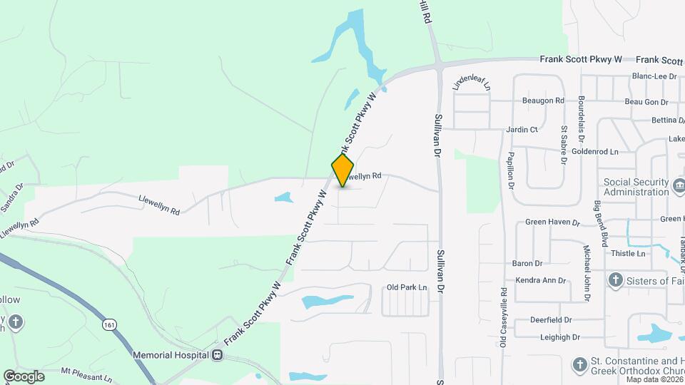 4020 Gentry Ln Map and Location Details