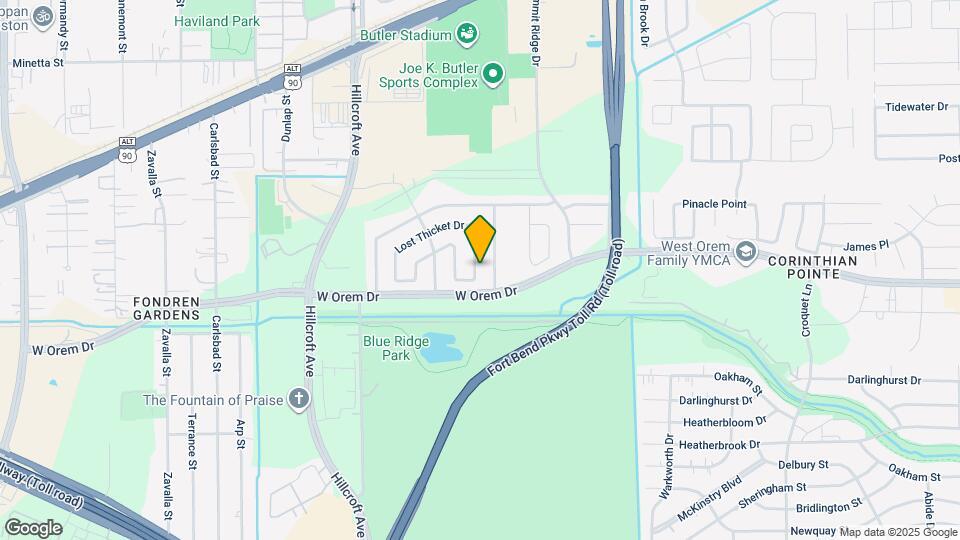 13719 Rocky Bluff Dr Map and Location Details