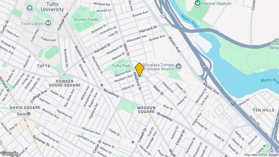 38 Medford St, Unit 1 Mapa y Detalles de la Ubicación