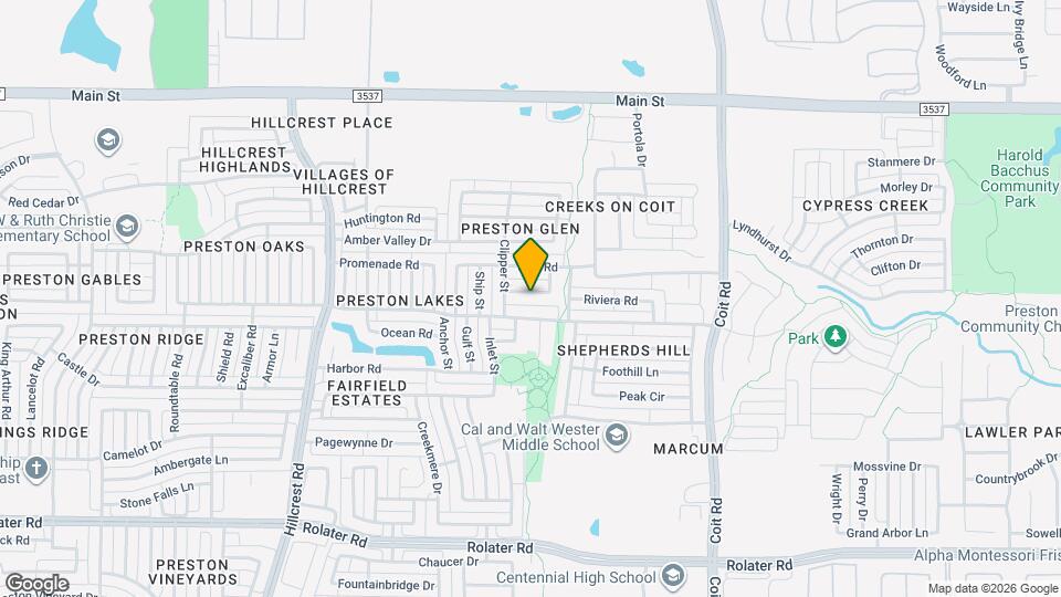 11901 Galleon Rd Map and Location Details