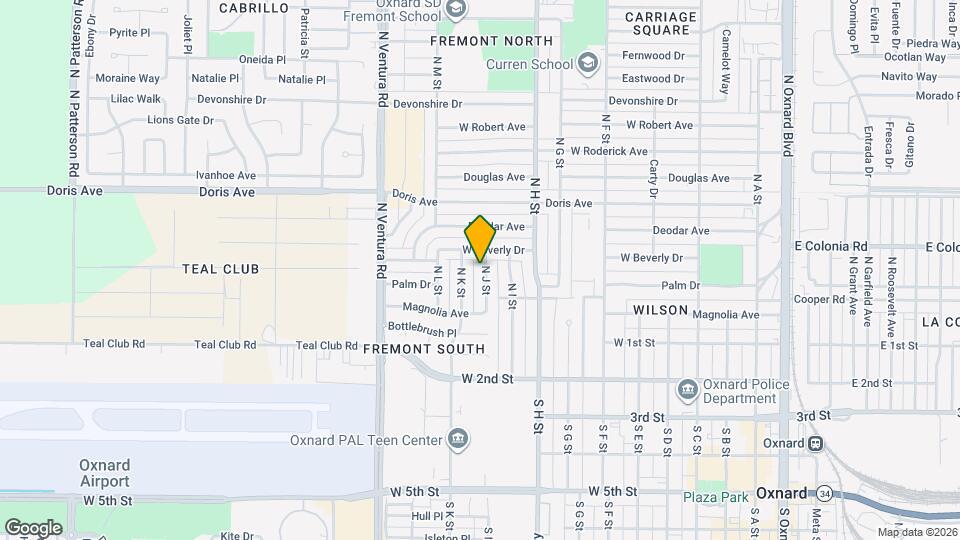 325 N J St Map and Location Details