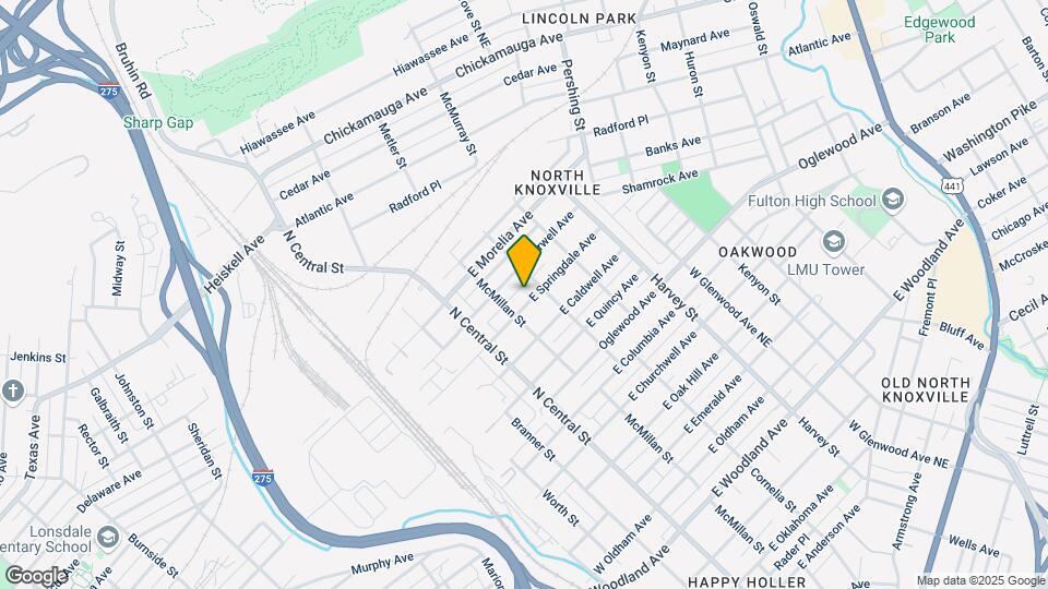 219 E Springdale Ave Map and Location Details