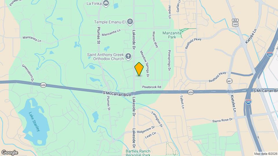 4935 Golden Springs Dr Map and Location Details